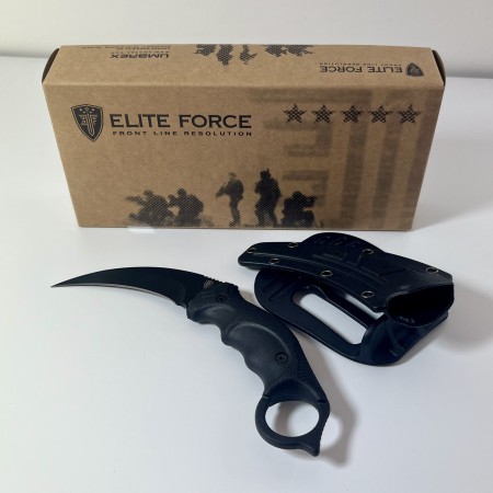Karambit Tactique à lame fixe Elite Force EF717