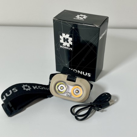 Lampe Frontale KonusFlash-8 Rechargeable 450 lumens