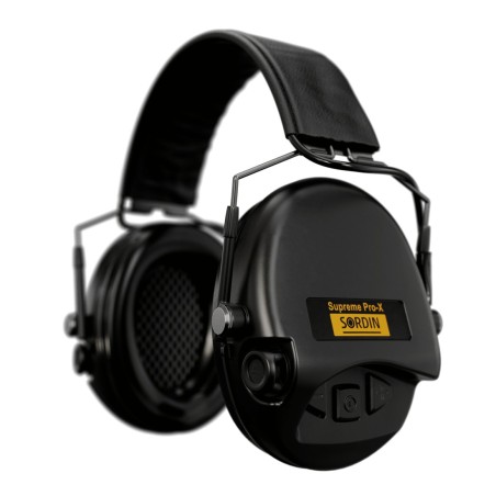 Casque Sordin supreme pro X Slim cuir noir