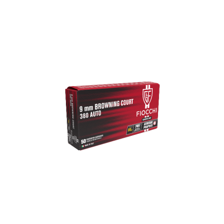 Munitions Fiocchi 9mm Browning court 380 Auto x50