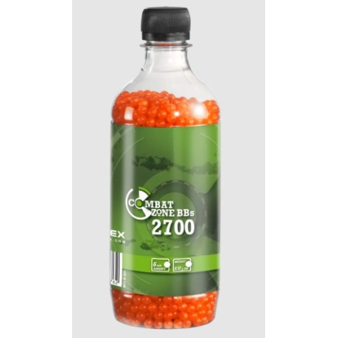 Billes BBs 6mm Combat Zone orange 0.12g...