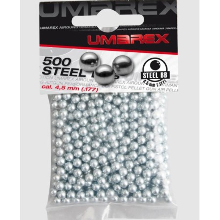 Billes Steel Umarex BBs 4,5mm 0.35g sachet x500
