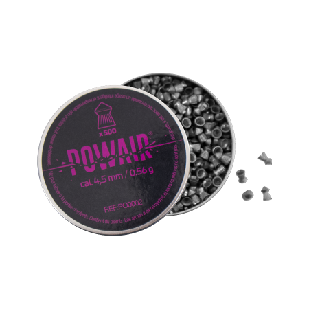 Plombs 4.5mm pointus Powair x500