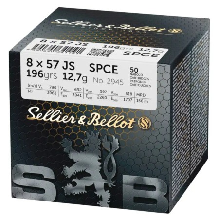 Munitions Sellier Bellot 8X57JS SPCE (X50 VRAC)