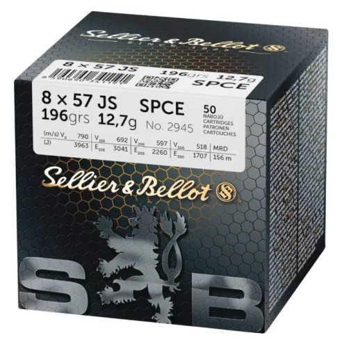 Munitions Sellier Bellot 8X57JS SPCE (X50 VRAC)
