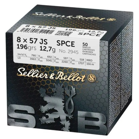 Munitions Sellier Bellot 8X57JS SPCE (X50 VRAC)