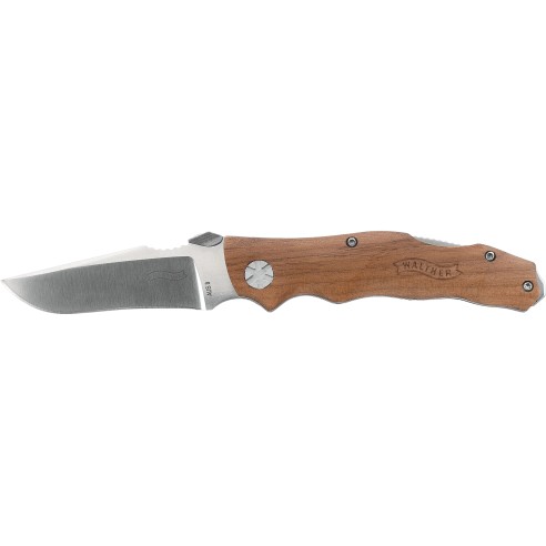 Couteau fermant Walther AFW 2 manche noyer