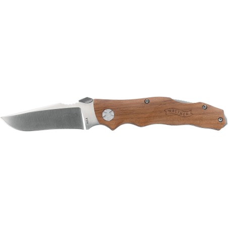 Couteau fermant Walther AFW 2 manche noyer