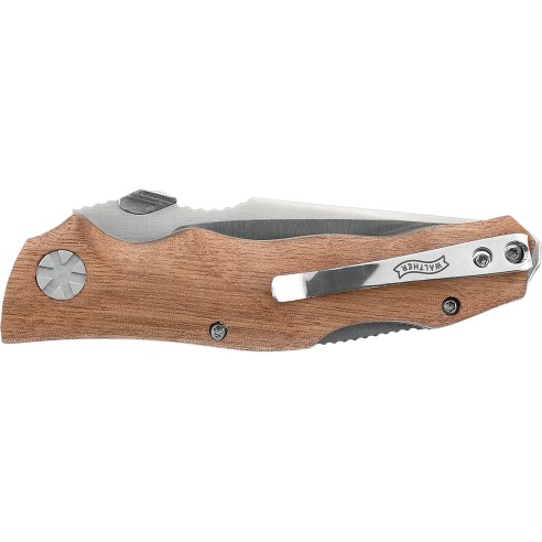 Couteau fermant Walther AFW 2 manche noyer