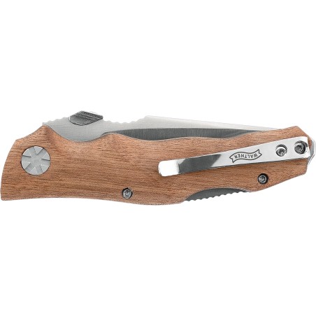 Couteau fermant Walther AFW 2 manche noyer
