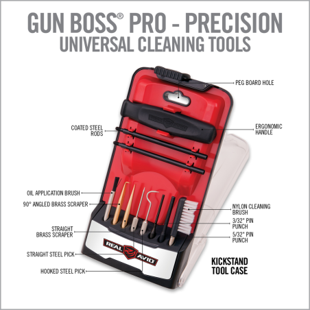 Kit de nettoyage outils de précision Gun Boss Pro Real Avid