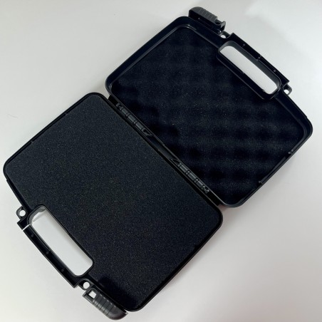 Mallette pour arme de poing rigide à mémoire de forme Noir