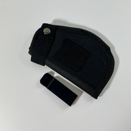 Holster en tissu noir pour arme de poing