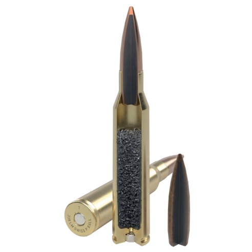 Munitions SWISS P 223REM 55gr FMJ x50