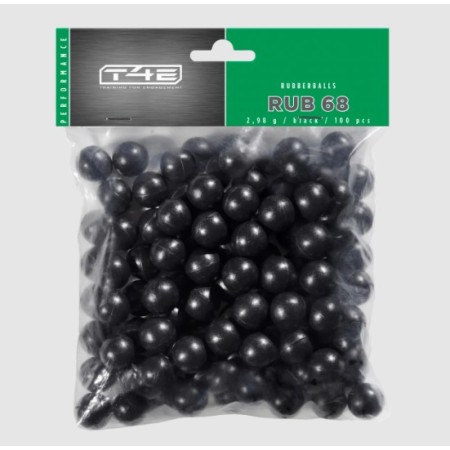 Billes caoutchouc T4E RB68 Calibre .68 x100