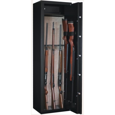 Armoire forte Infac 8 armes avec lunette + 2 dans la porte - coffre intérieur SD10
