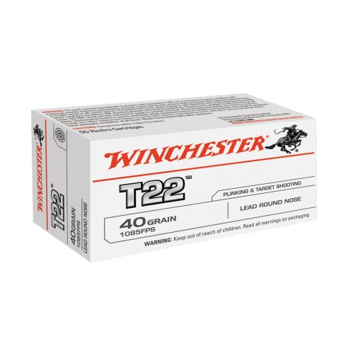 Munitions Winchester T22 Calibre 22LR x50