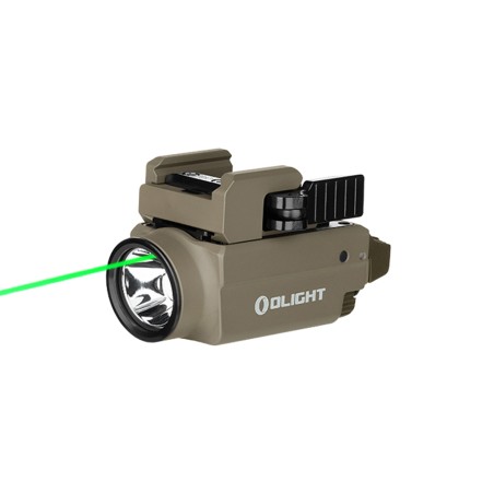 Lampe tactique avec laser vert Olight Baldr S Coyote
