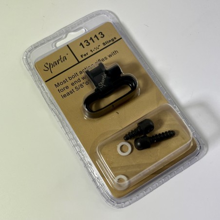 Attache sangle largeur 3,5cm avec grenadière, vis bois