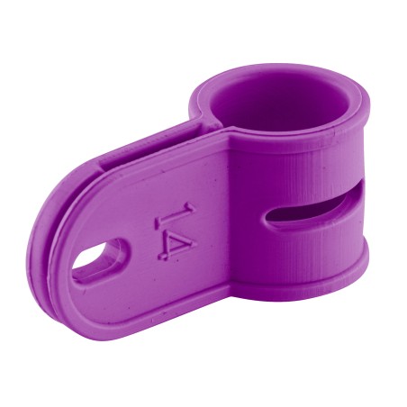 Bague d'attache en plastique pour oie diamètre 14mm