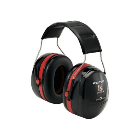 Casque 3M Peltor Optime III Noir & Rouge H5440A