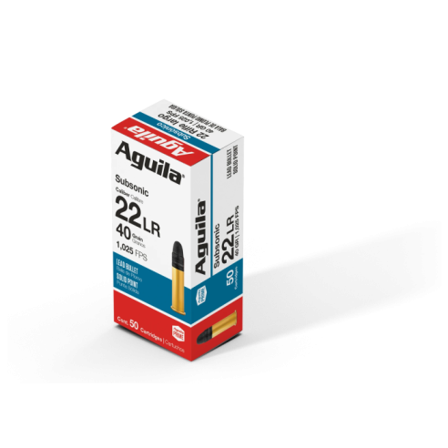 Munitions Aguila 22LR subsonique SP 40GR