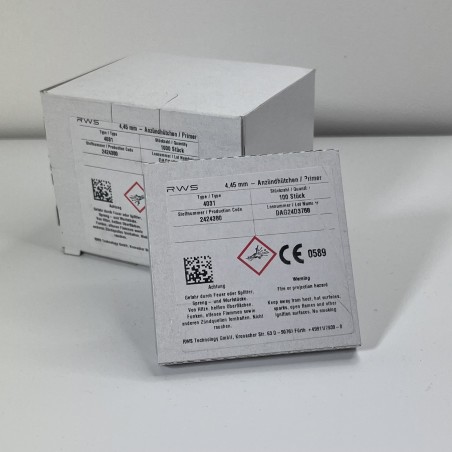 Amorces RWS Sinoxid 4031 Small Pistol X100