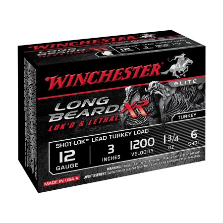 Cartouches Winchester 12/76 Long Beard XR 49G