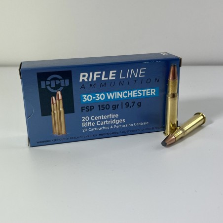 Munitions Partizan PPU Calibre 30-30 WIN FSP 150GR 9,7G